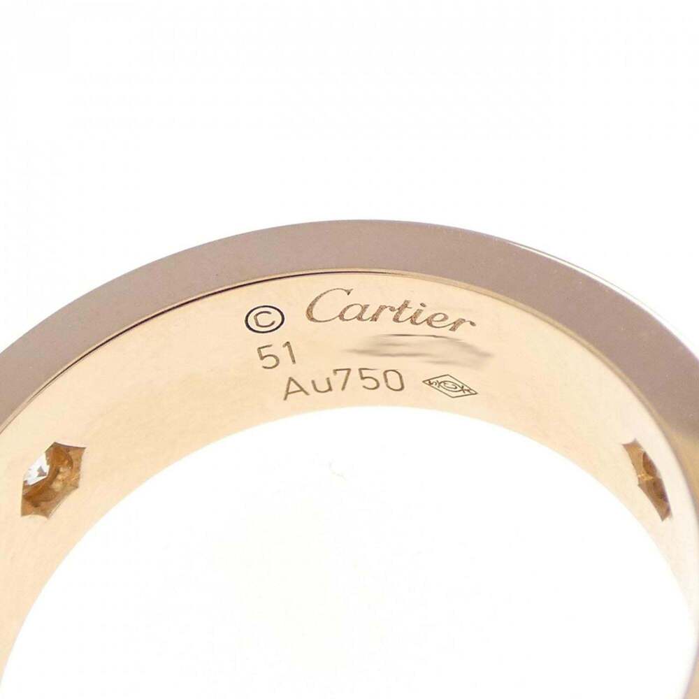 CARTIER Gold Diamond Love Ring - Picture 3 of 4